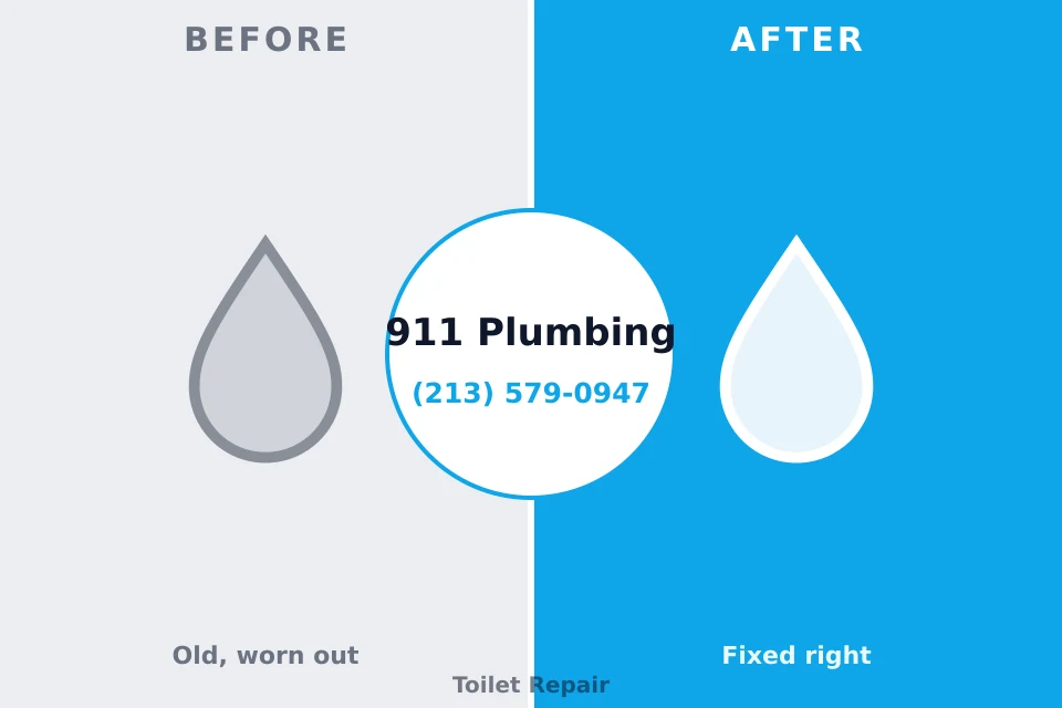 Before and after: plumbing company Dixmoor, IL